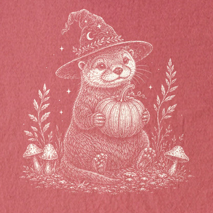 Witchy Otter Kids Cotton T-Shirt