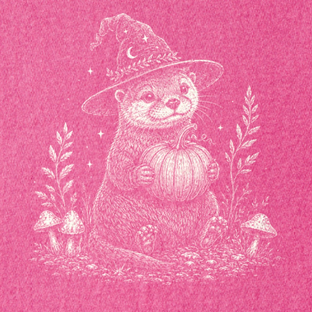 Witchy Otter Kids Cotton T-Shirt