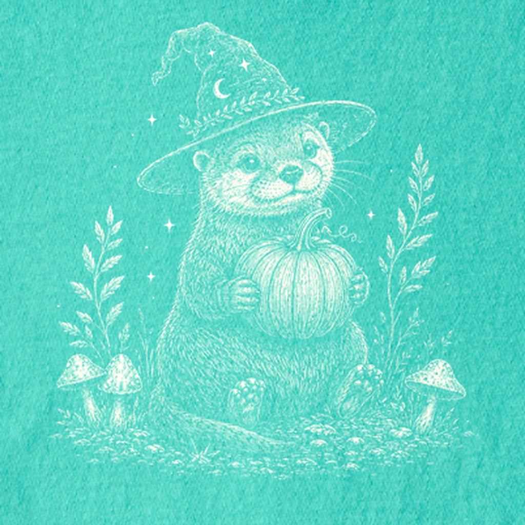 Witchy Otter Kids Cotton T-Shirt