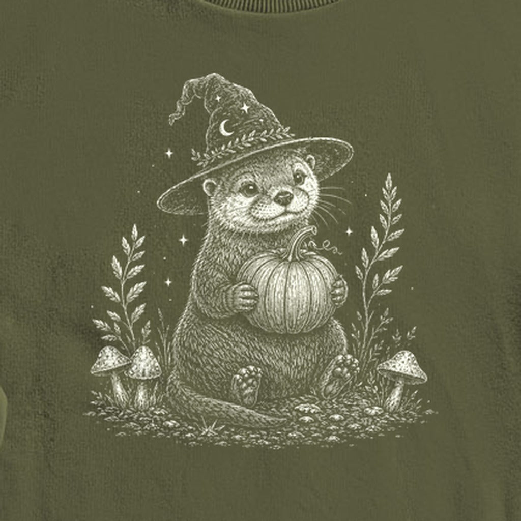 Witchy Otter Crewneck Sweatshirt