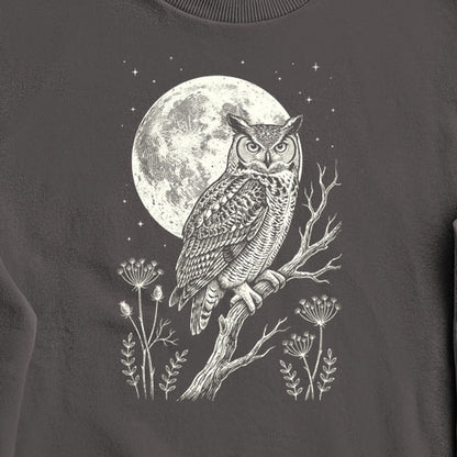 Moonlit Owl Crewneck Sweatshirt