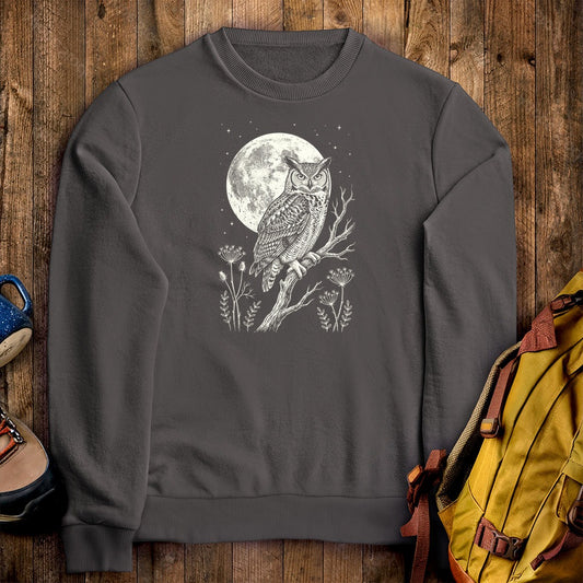 Moonlit Owl Crewneck Sweatshirt