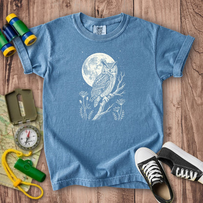 Moonlit Owl Kids Cotton T-Shirt
