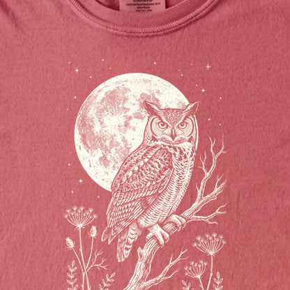 Moonlit Owl Kids Cotton T-Shirt