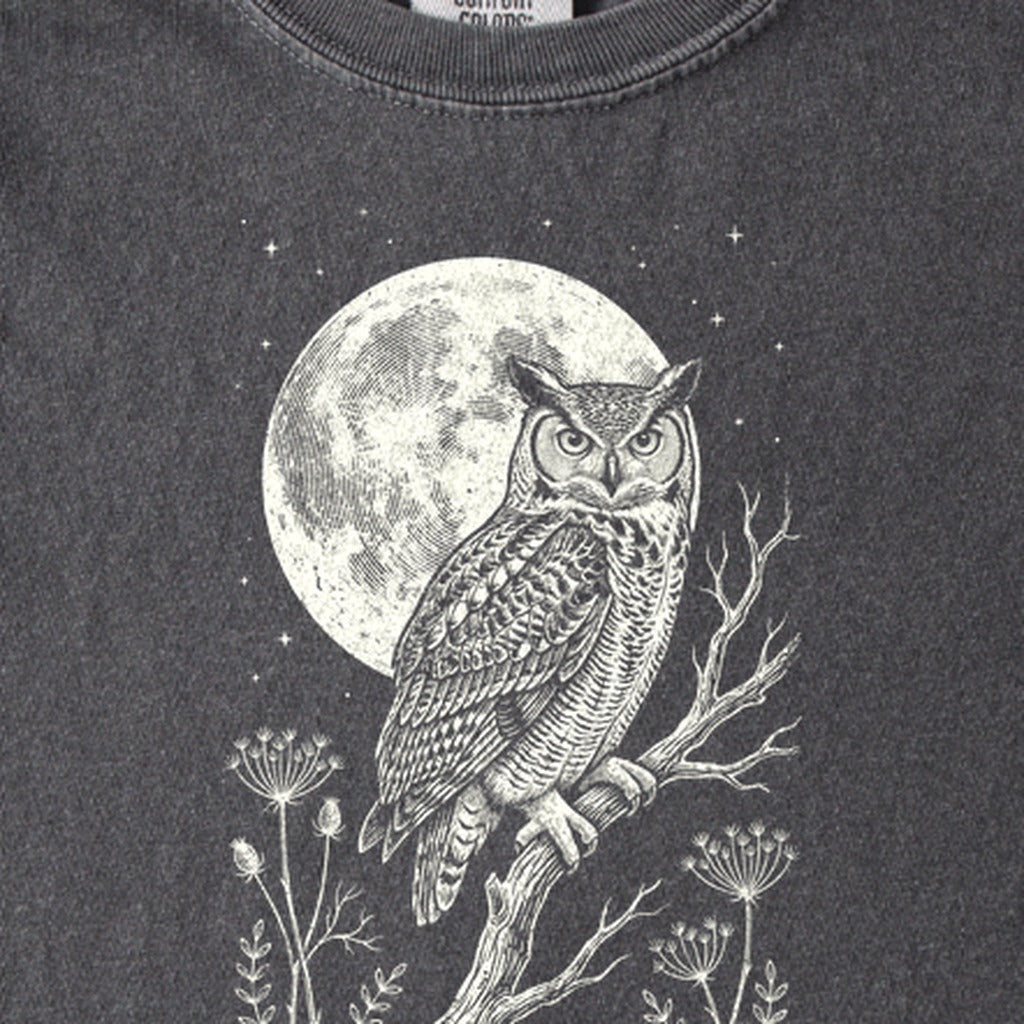 Moonlit Owl Kids Cotton T-Shirt