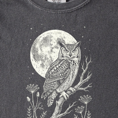 Moonlit Owl Kids Cotton T-Shirt