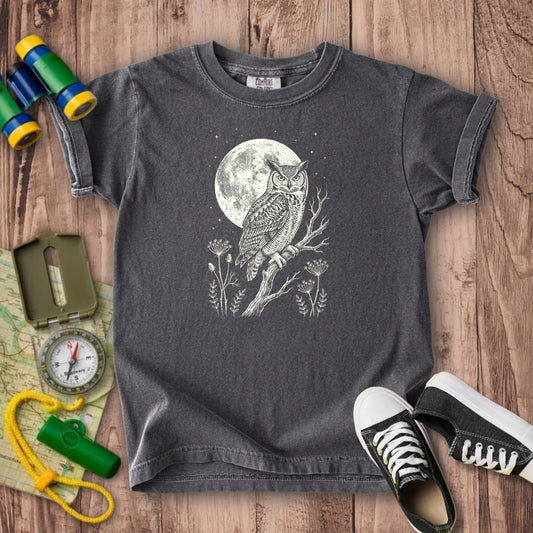 Moonlit Owl Kids Cotton T-Shirt