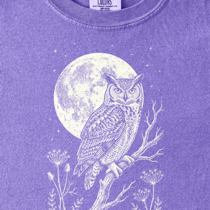 Moonlit Owl Kids Cotton T-Shirt