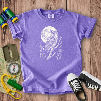 Moonlit Owl Kids Cotton T-Shirt
