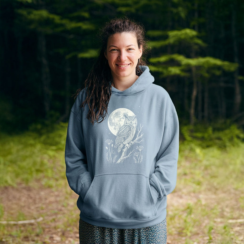 Moonlit Owl Hoodie