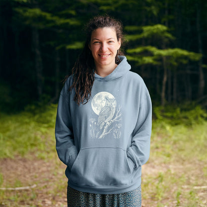 Moonlit Owl Hoodie
