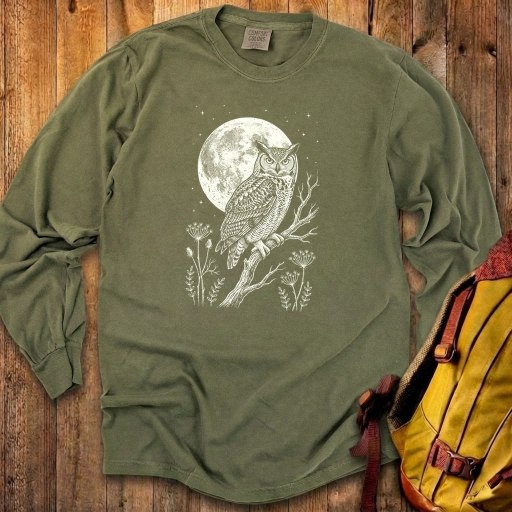 Moonlit Owl Premium Long Sleeve