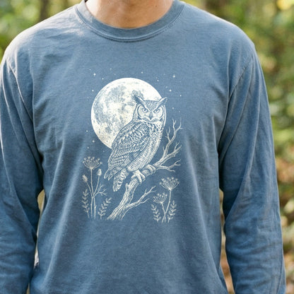 Moonlit Owl Premium Long Sleeve