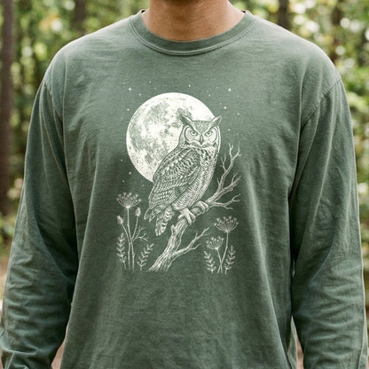 Moonlit Owl Premium Long Sleeve