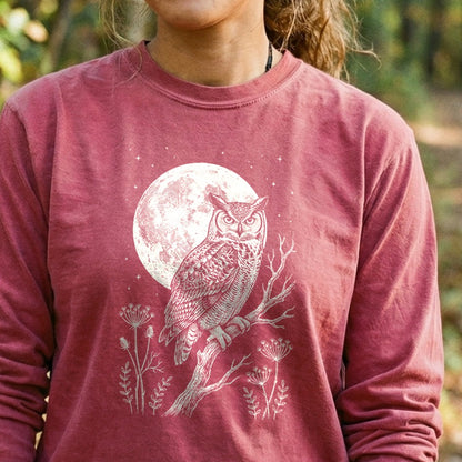 Moonlit Owl Premium Long Sleeve