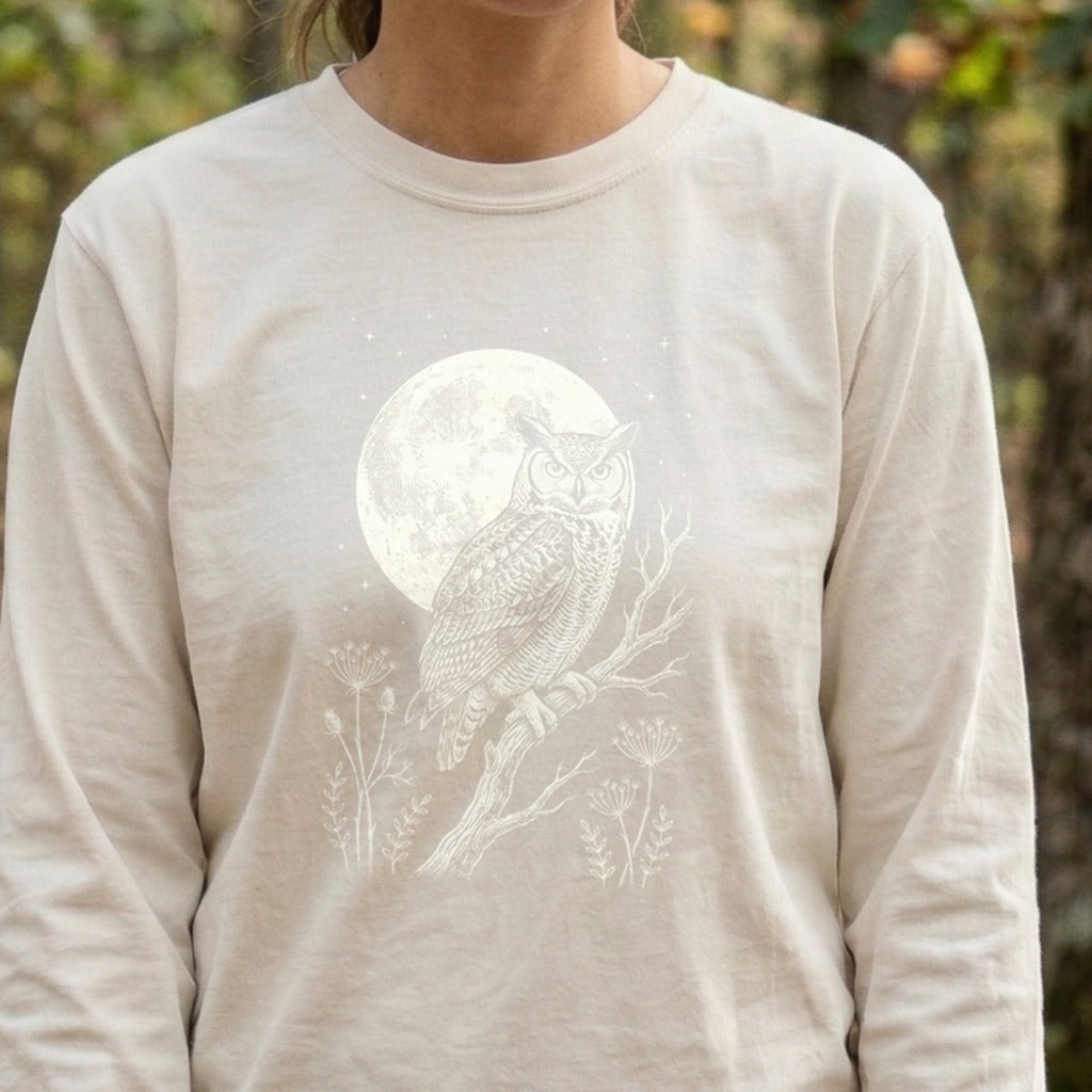 Moonlit Owl Premium Long Sleeve