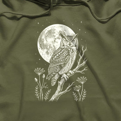 Moonlit Owl Hoodie