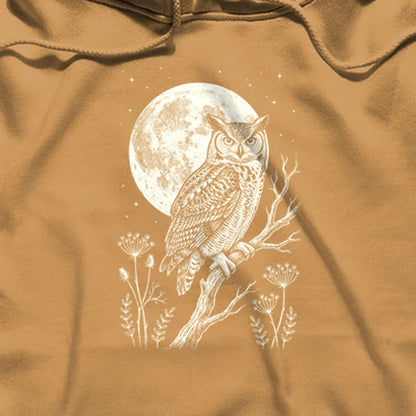 Moonlit Owl Hoodie