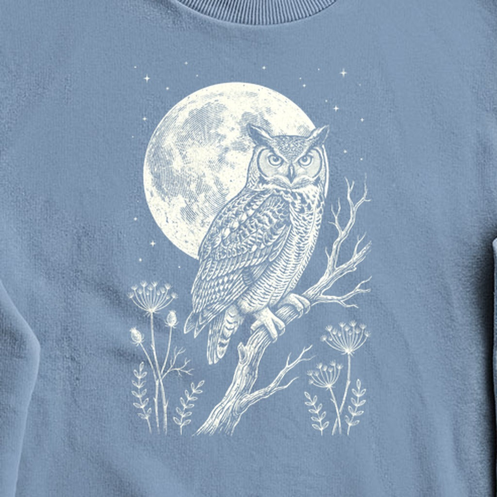 Moonlit Owl Crewneck Sweatshirt