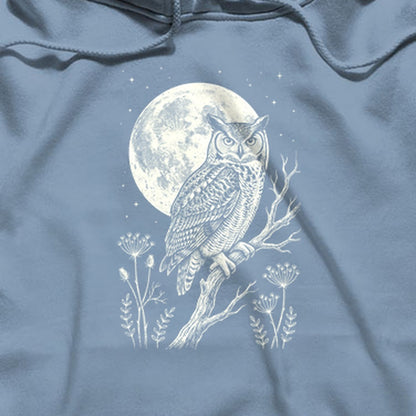 Moonlit Owl Hoodie