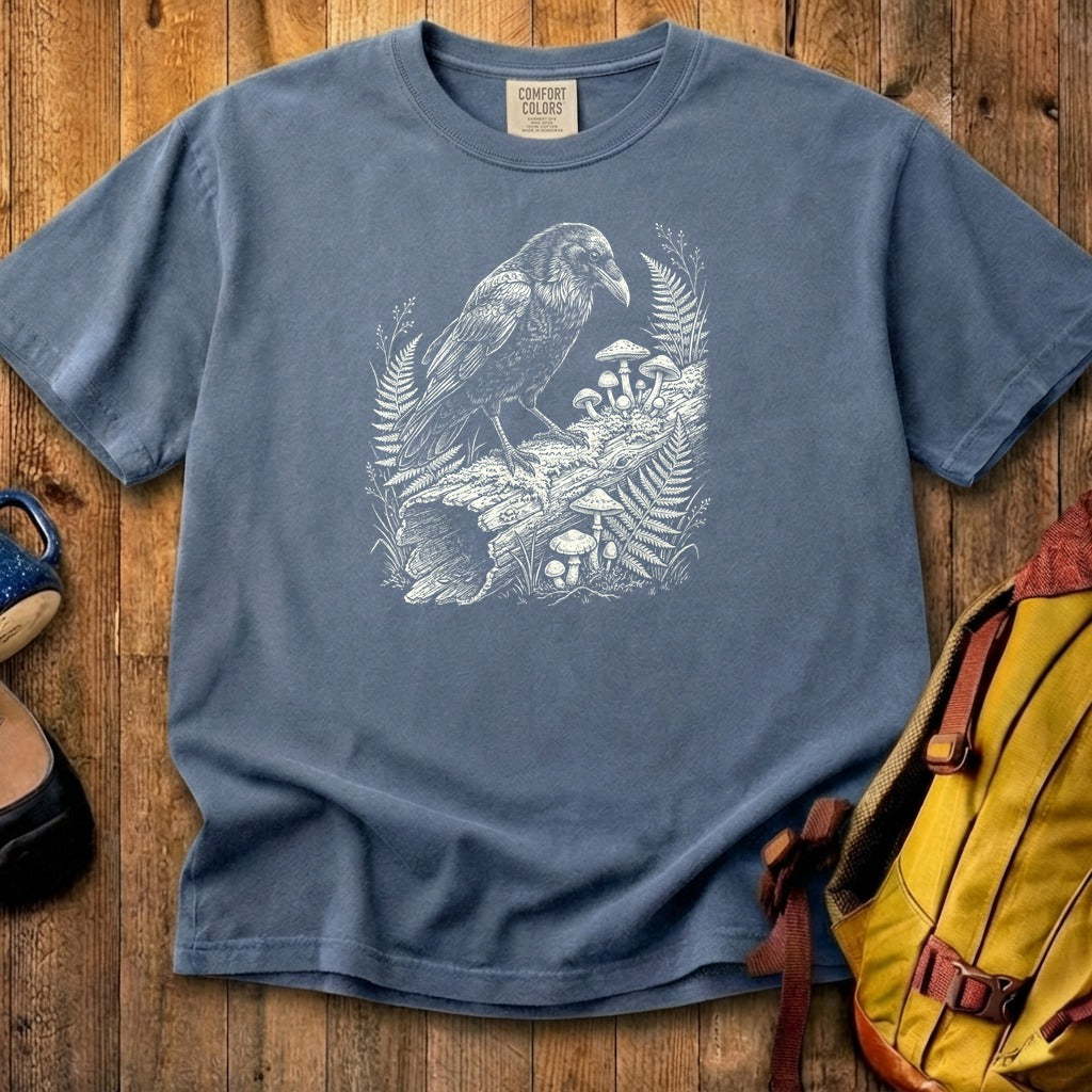 Fall Raven Cotton T-Shirt