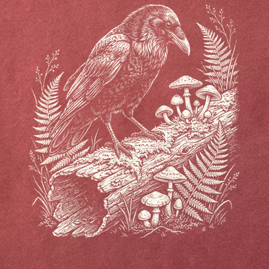 Fall Raven Cotton T-Shirt