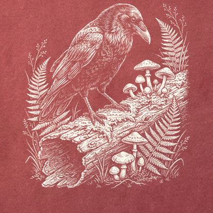 Fall Raven Cotton T-Shirt