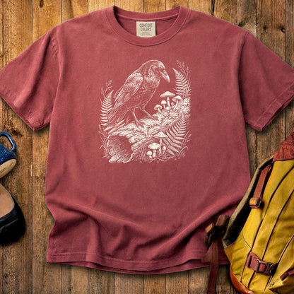 Fall Raven Cotton T-Shirt