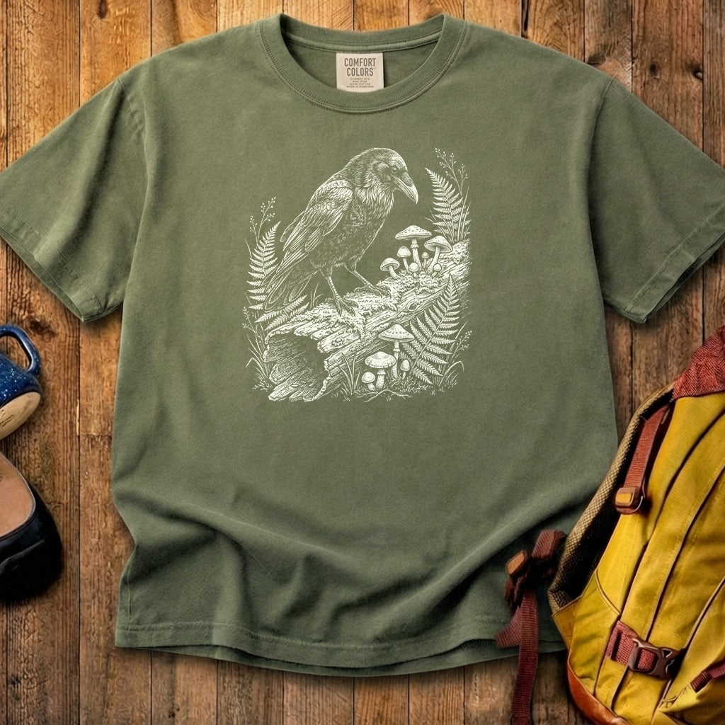 Fall Raven Cotton T-Shirt