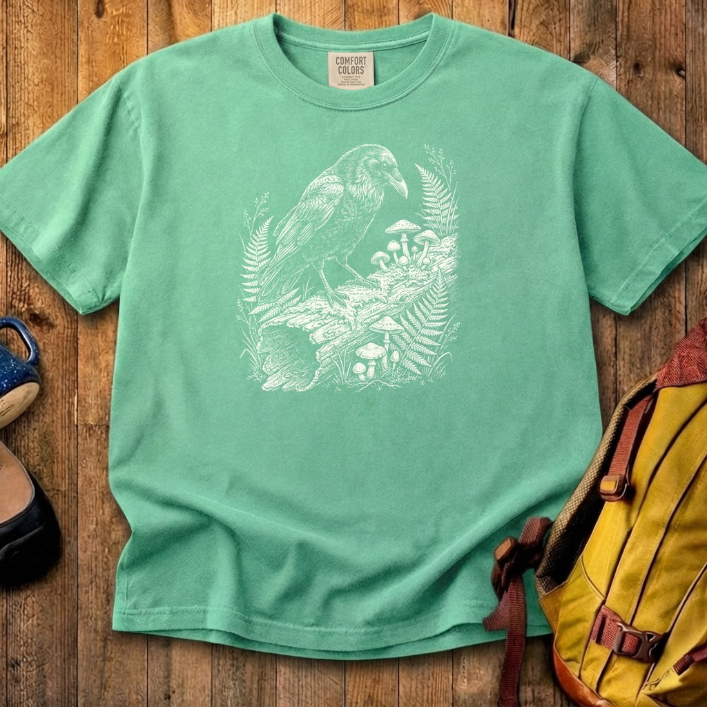 Fall Raven Cotton T-Shirt
