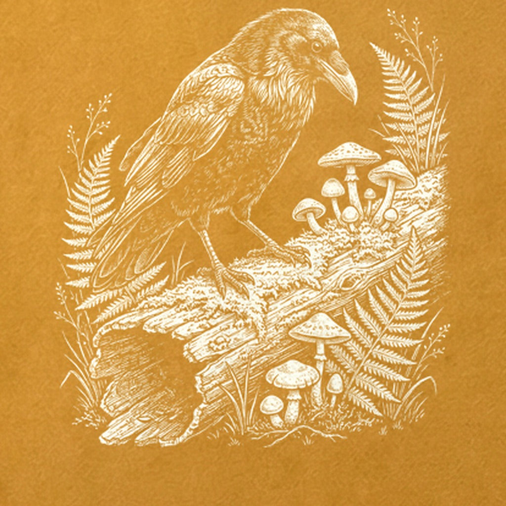 Fall Raven Cotton T-Shirt