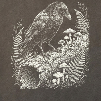 Fall Raven Cotton T-Shirt