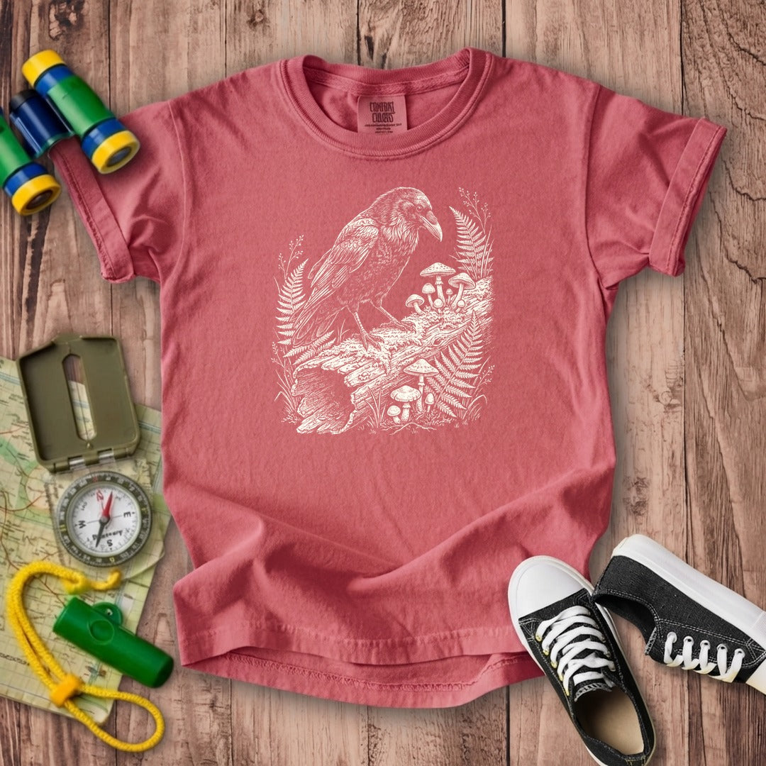 Fall Raven Kids Cotton T-Shirt