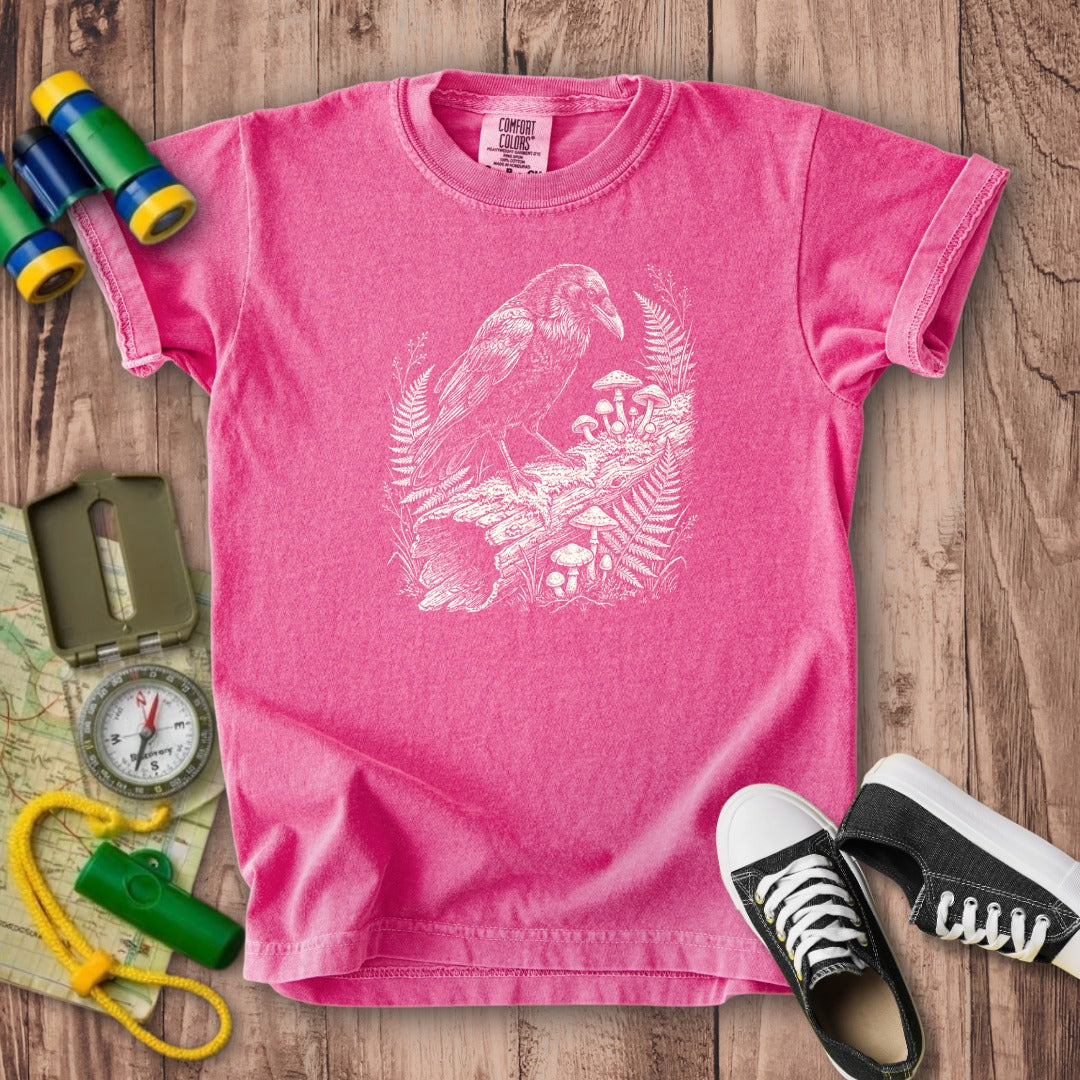 Fall Raven Kids Cotton T-Shirt