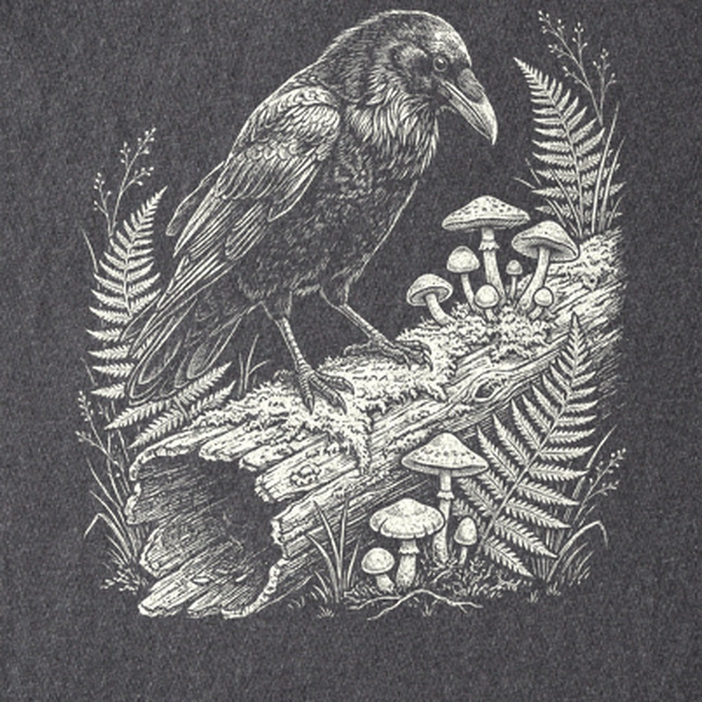 Fall Raven Kids Cotton T-Shirt