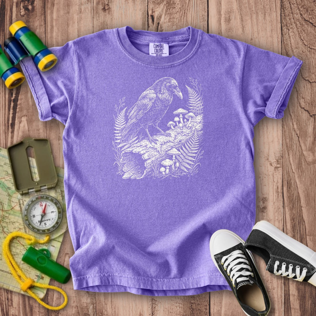 Fall Raven Kids Cotton T-Shirt