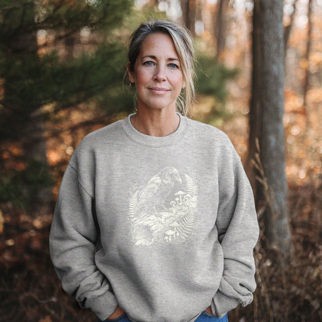 Fall Raven Crewneck Sweatshirt