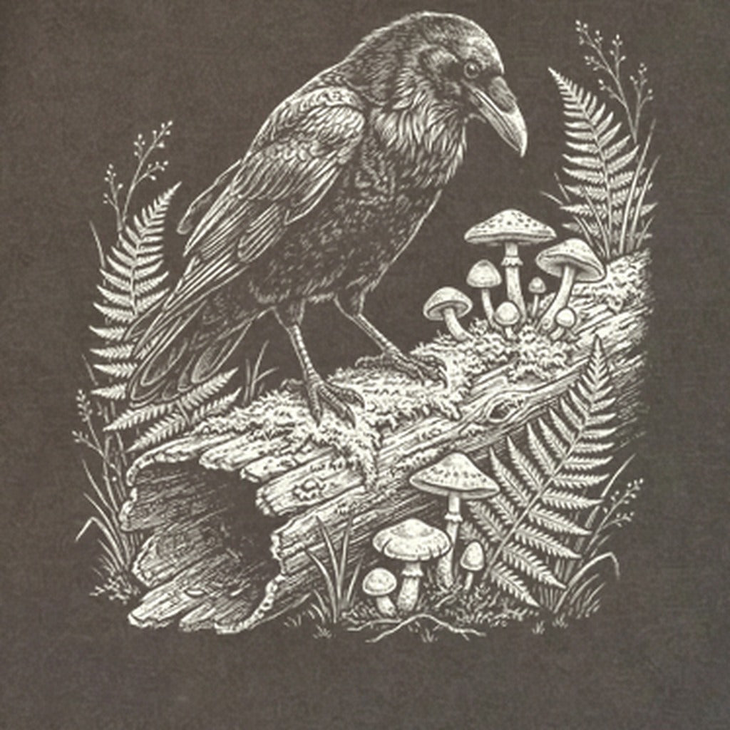 Fall Raven Premium Long Sleeve