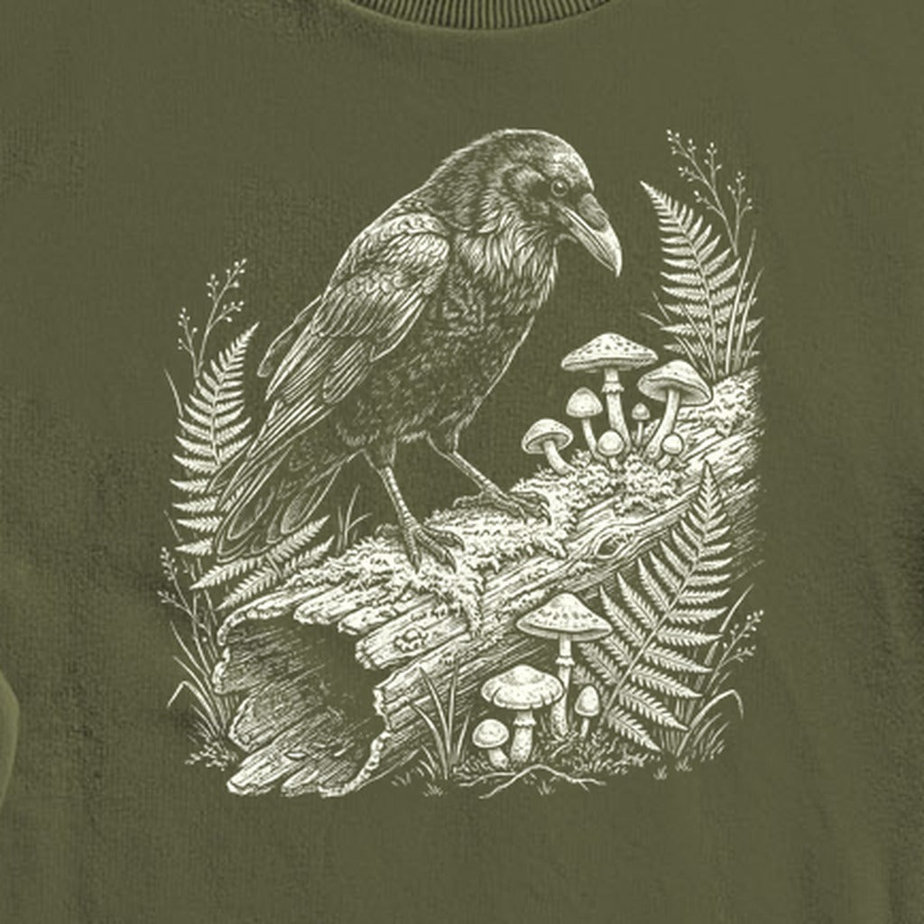 Fall Raven Crewneck Sweatshirt