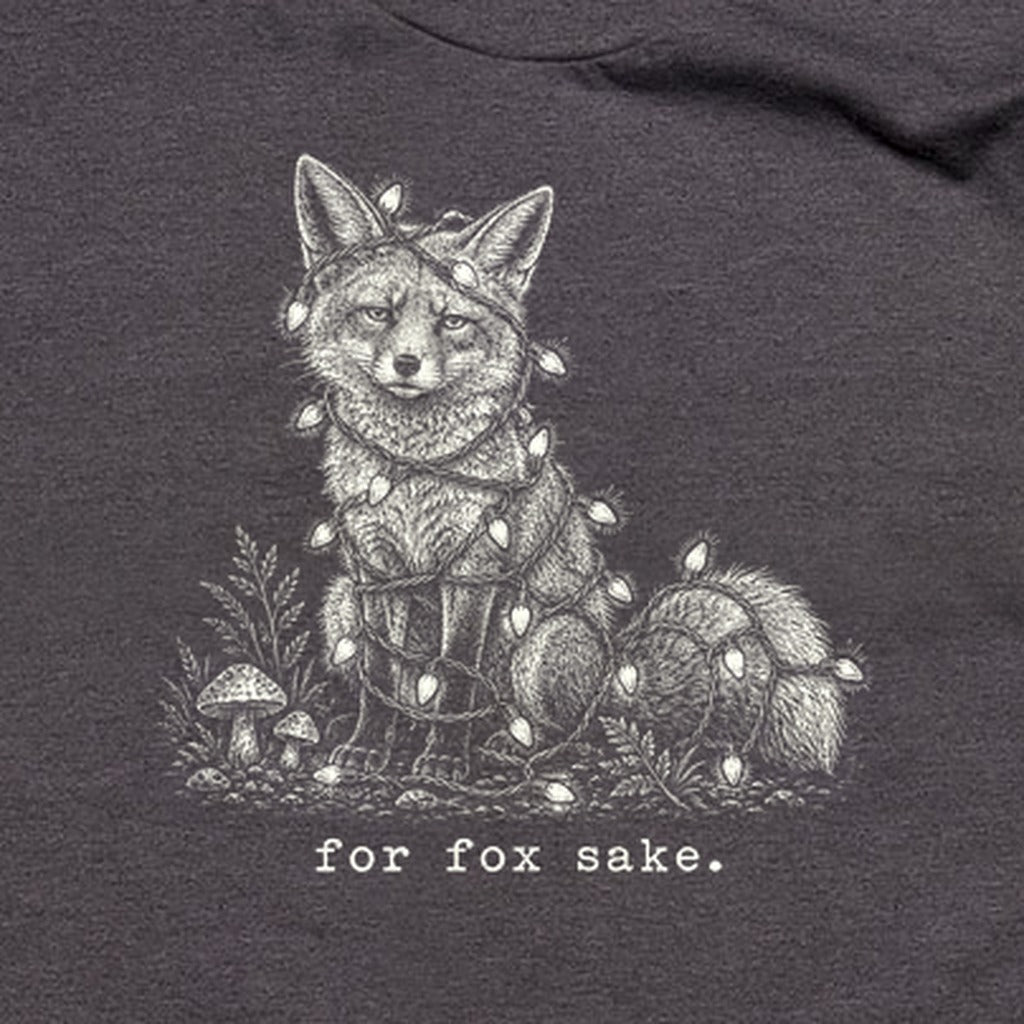 For Fox Sake Christmas Lights T-Shirt