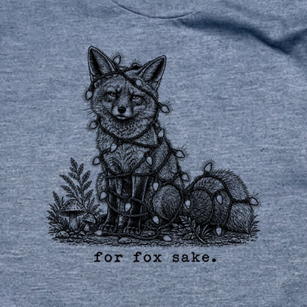 For Fox Sake Christmas Lights T-Shirt