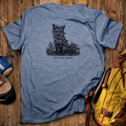 For Fox Sake Christmas Lights T-Shirt