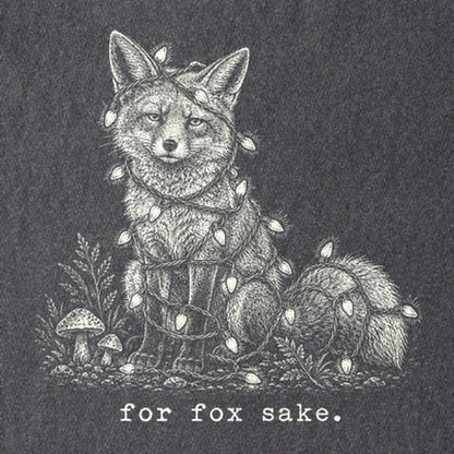 For Fox Sake Christmas Lights Kids Cotton T-Shirt