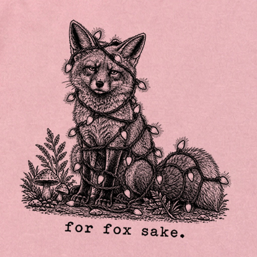 For Fox Sake Christmas Lights Premium Long Sleeve