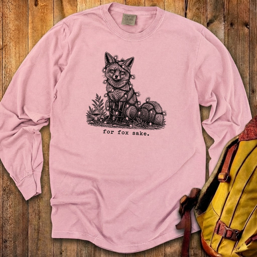 For Fox Sake Christmas Lights Premium Long Sleeve
