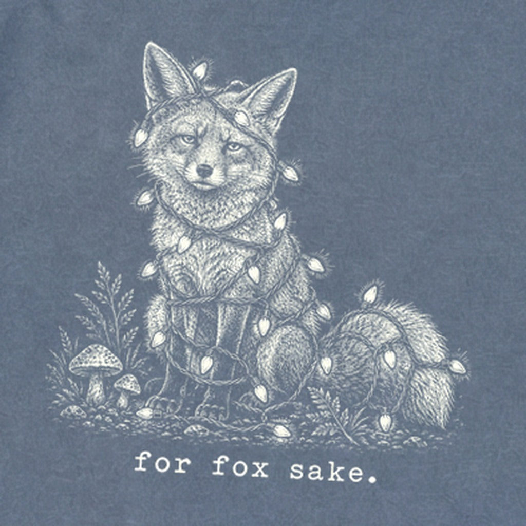 For Fox Sake Christmas Lights Premium Long Sleeve