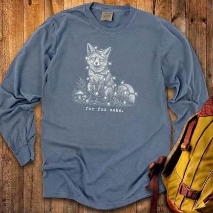 For Fox Sake Christmas Lights Premium Long Sleeve