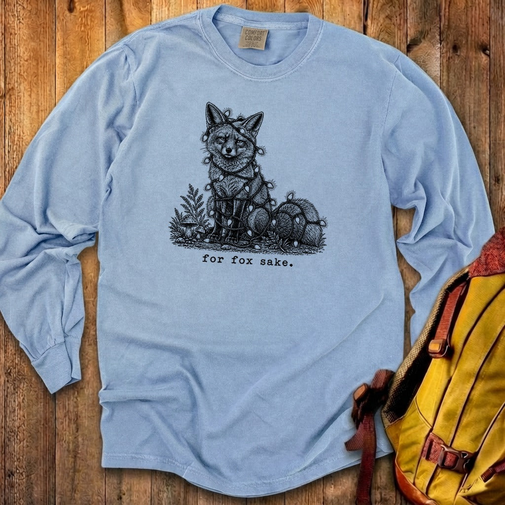 For Fox Sake Christmas Lights Premium Long Sleeve