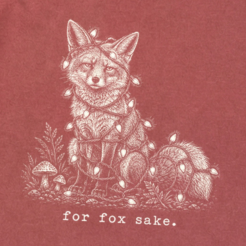For Fox Sake Christmas Lights Premium Long Sleeve