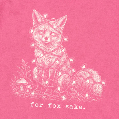 For Fox Sake Christmas Lights Premium Long Sleeve